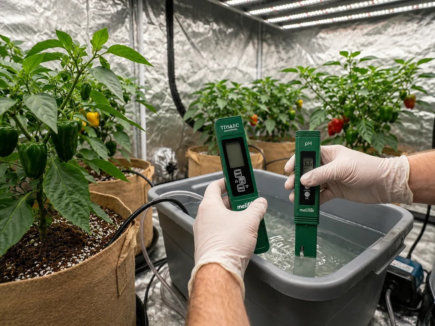 Culture de cannabis préparée pour la transition vers la floraison